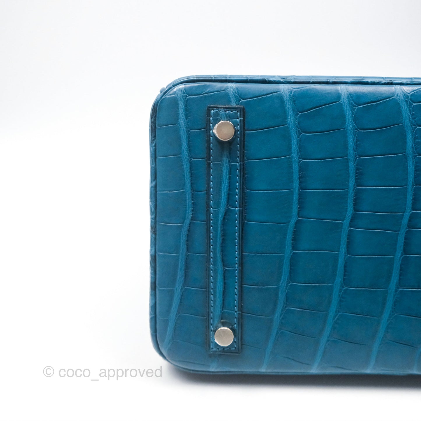 Hermès Birkin 30 Retourne Colvert Matte Niloticus Crocodile Palladium Hardware