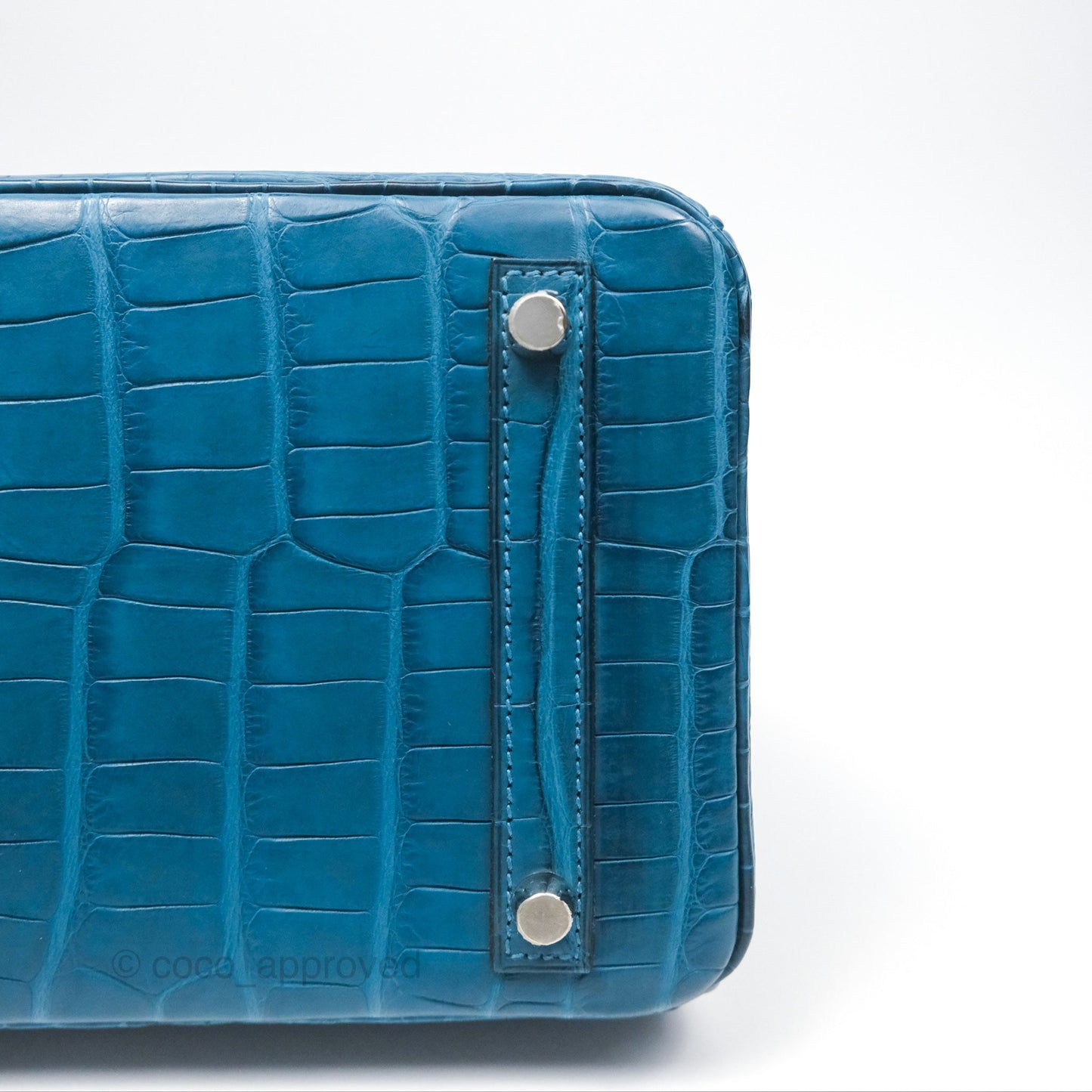 Hermès Birkin 30 Retourne Colvert Matte Niloticus Crocodile Palladium Hardware
