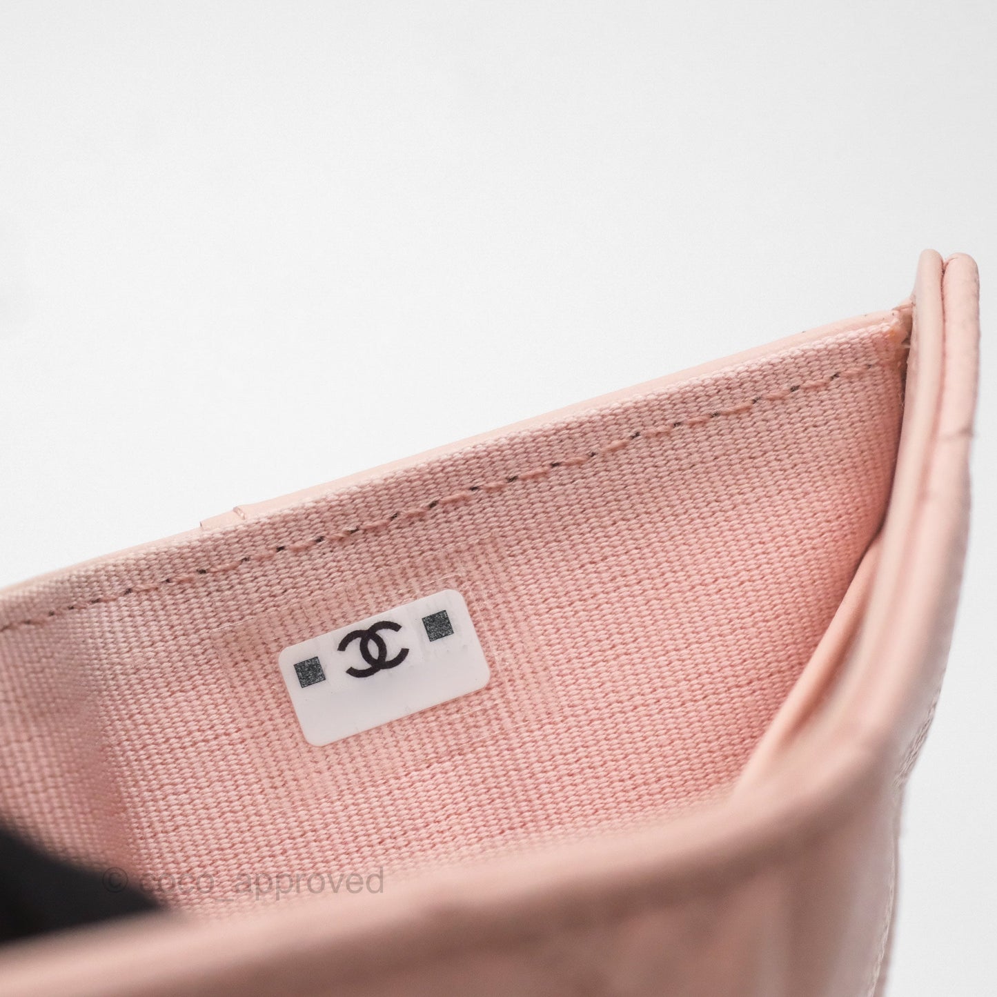 Chanel Quilted Small Classic Flap Trifold Wallet Pink Caviar Gold Hardware