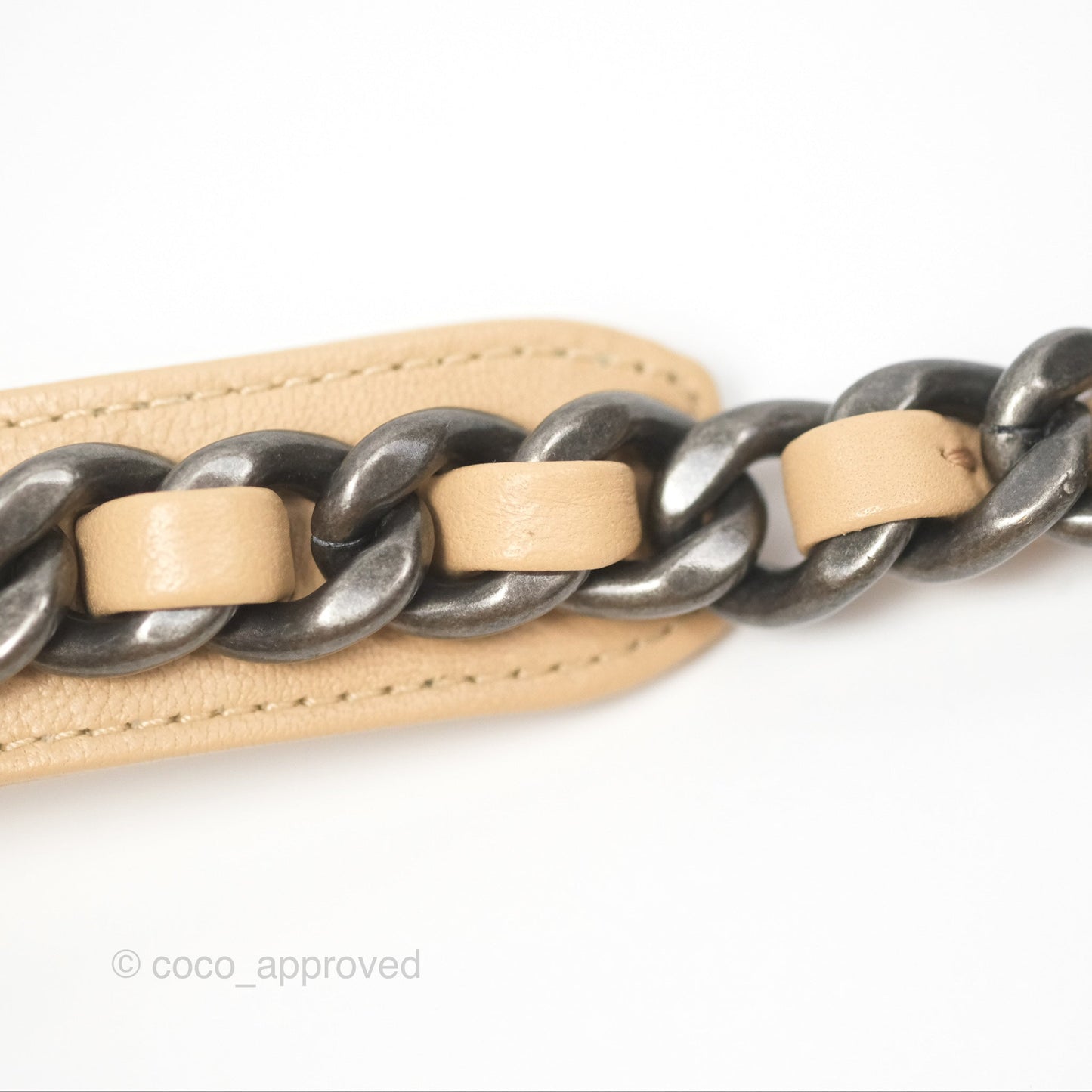 Chanel 19 Small Beige Mixed Hardware