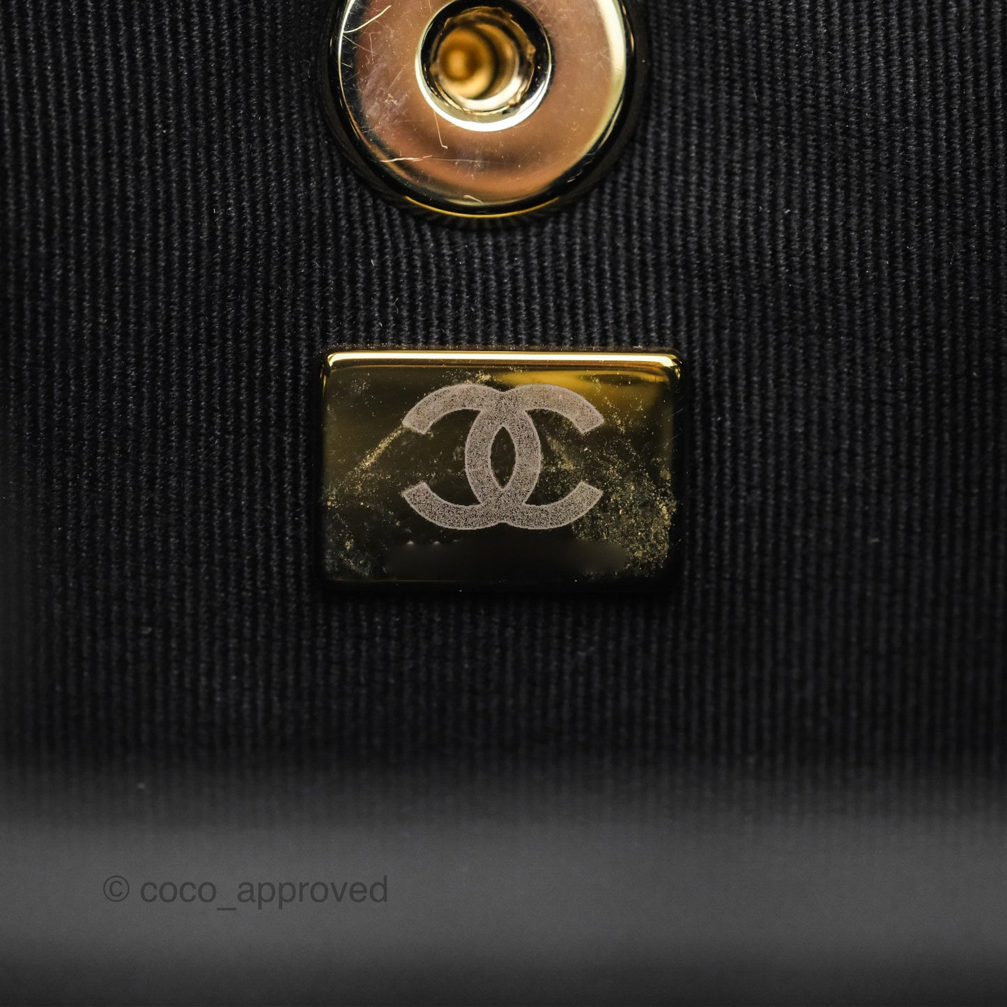 Chanel Small Duma Drawstring Backpack Black Lambskin Gold Hardware