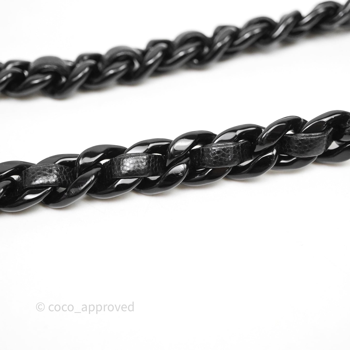 Chanel Quilted So Black Wallet on Chain WOC Caviar Incognito Hardware