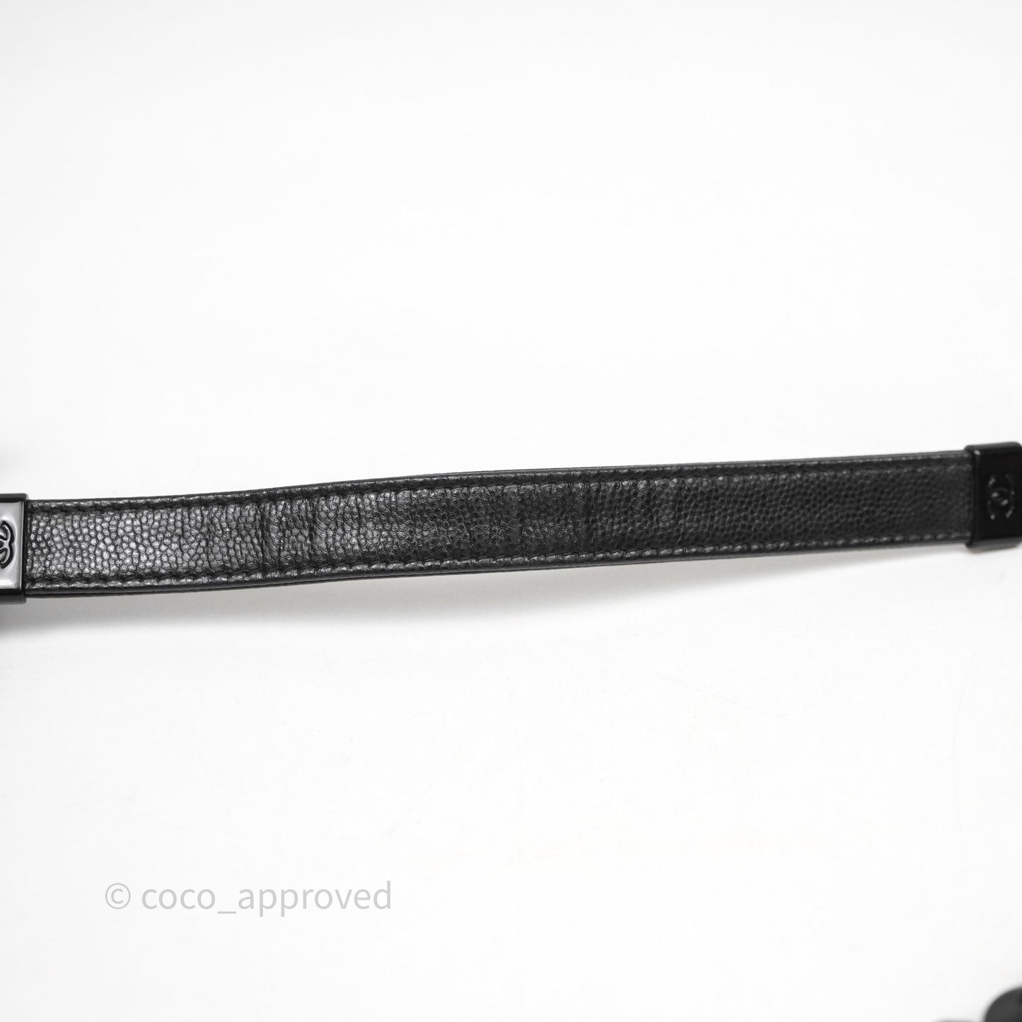 Chanel Quilted So Black Wallet on Chain WOC Caviar Incognito Hardware