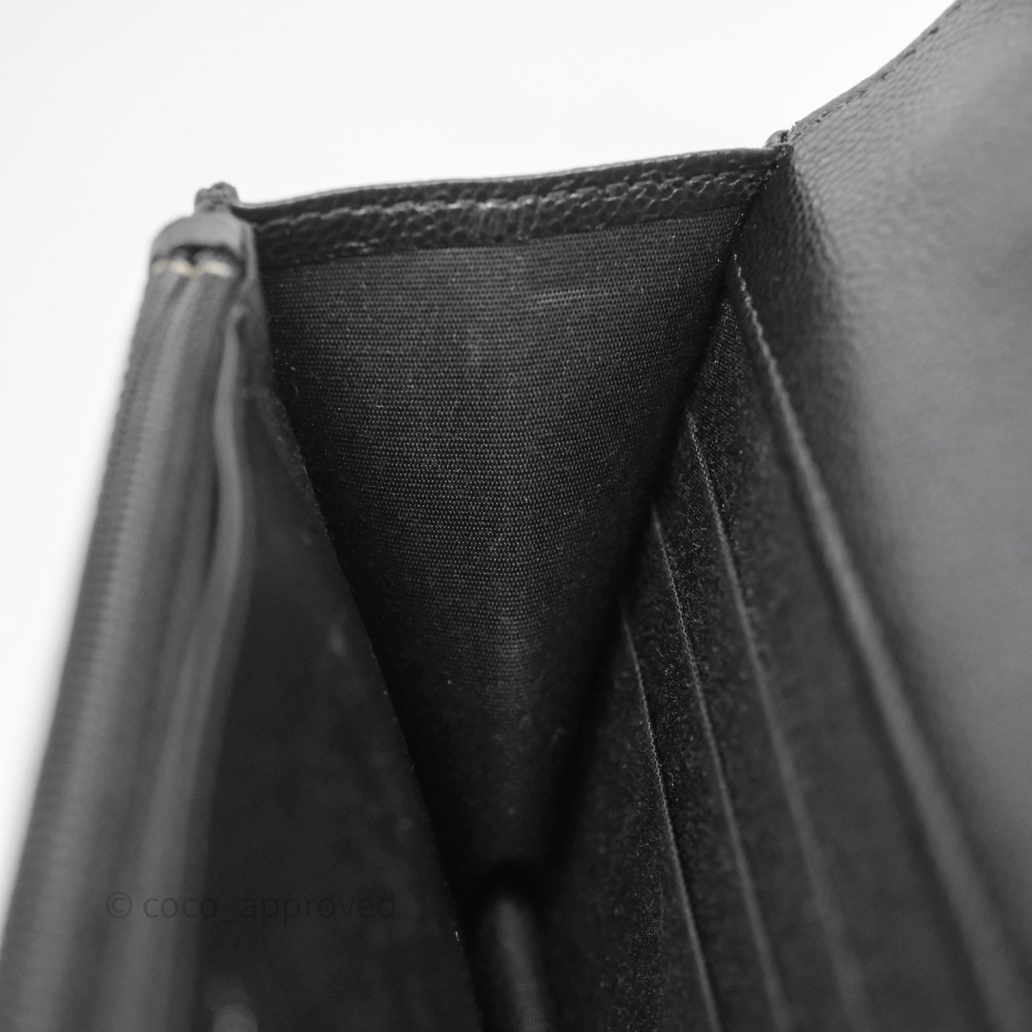 Chanel Quilted So Black Wallet on Chain WOC Caviar Incognito Hardware