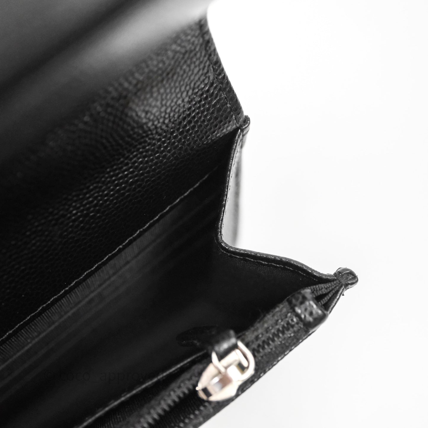 Chanel Quilted So Black Wallet on Chain WOC Caviar Incognito Hardware