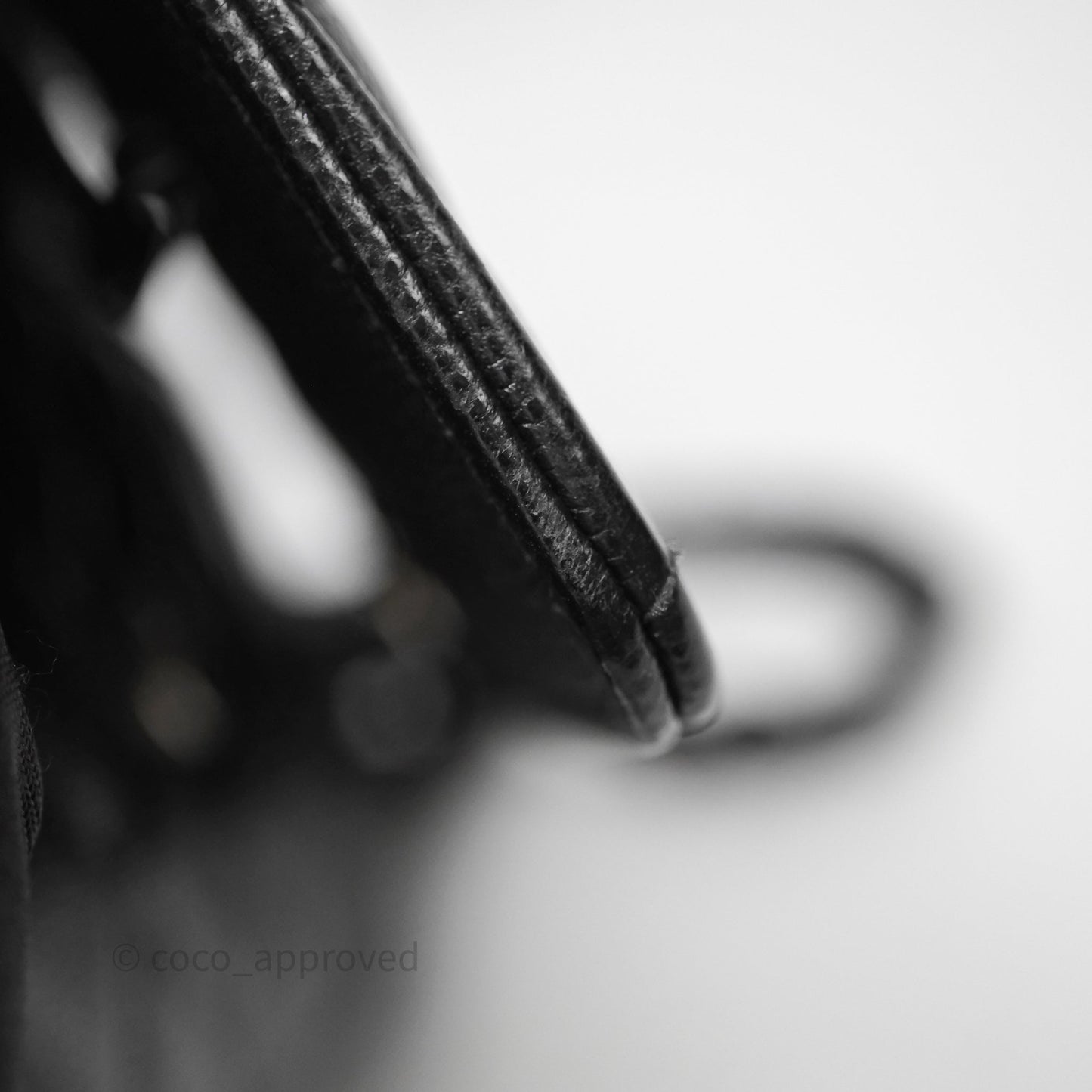Chanel Quilted So Black Wallet on Chain WOC Caviar Incognito Hardware
