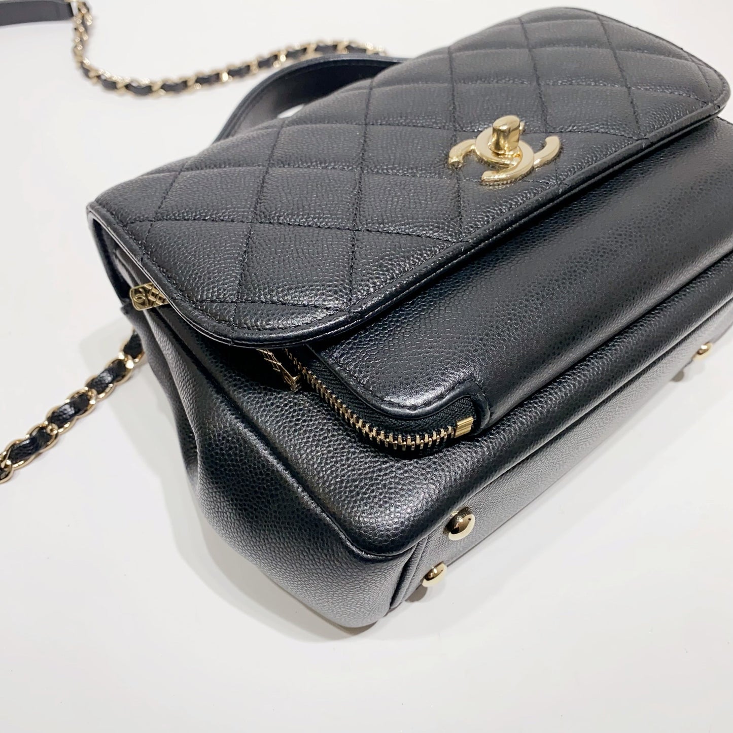 No.4128-Chanel Medium Business Affinity Flap Bag