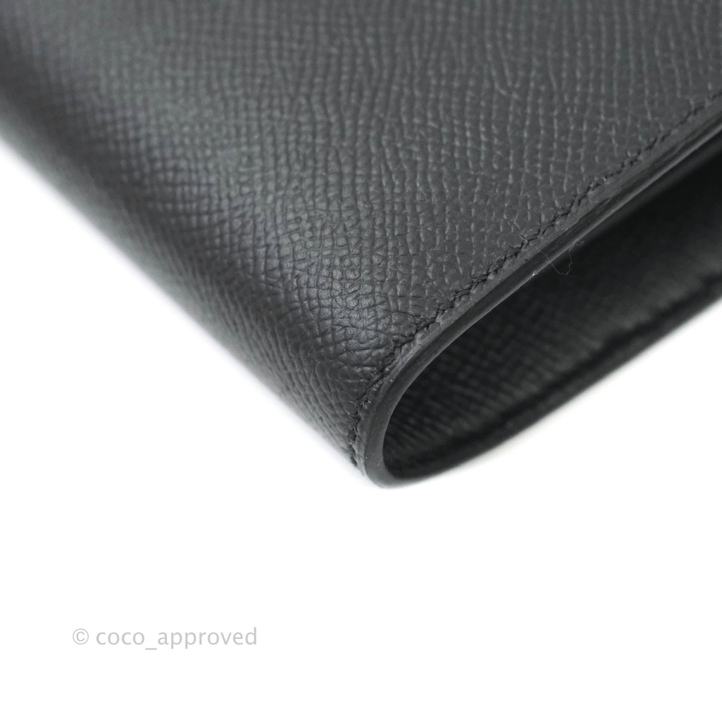 Hermès Constance Long To Go Wallet Black Epsom Gold Hardware
