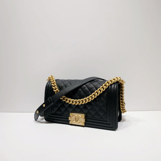 No.4136-Chanel Caviar Boy 25cm (Brand New / 全新貨品)