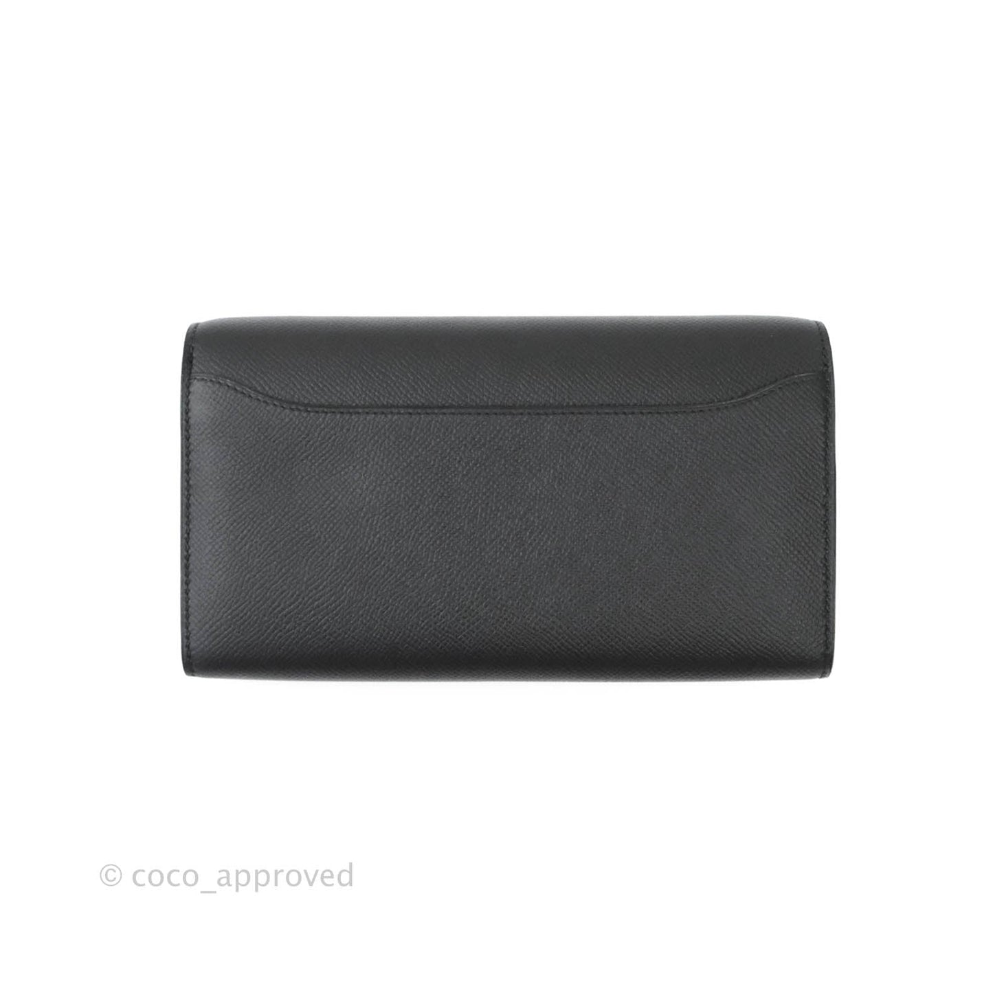 Hermès Constance Long To Go Wallet Black Epsom Gold Hardware