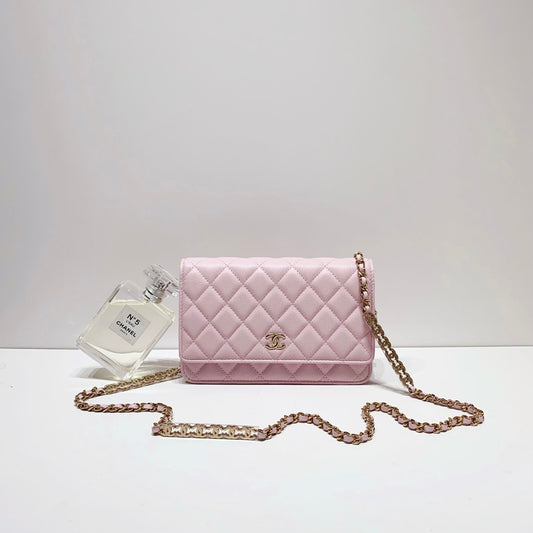 No.4132-Chanel Caviar Tiny CC Wallet On Chain (Unused / 未使用品)