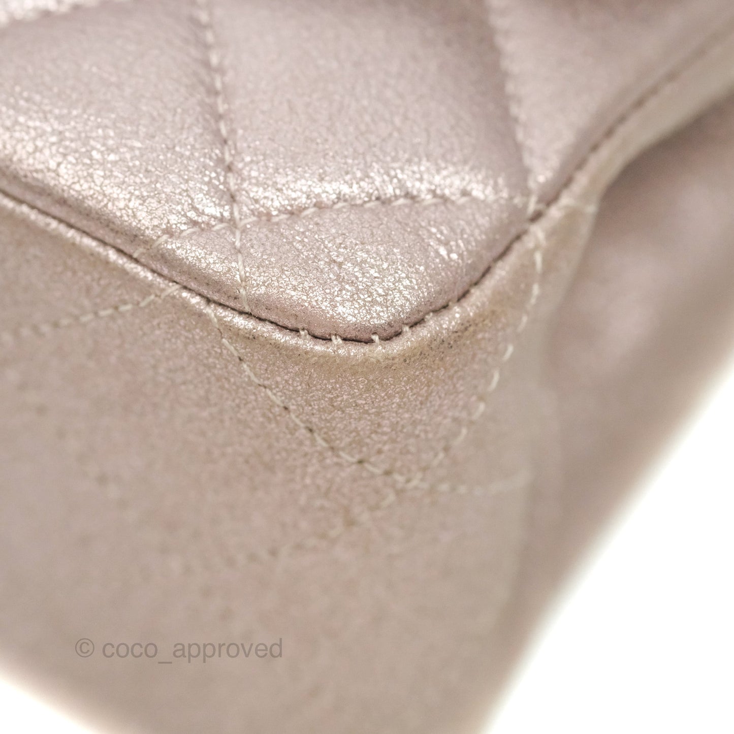 Chanel Classic M/L Medium Double Flap Rose Gold Pink Lambskin Gold Hardware