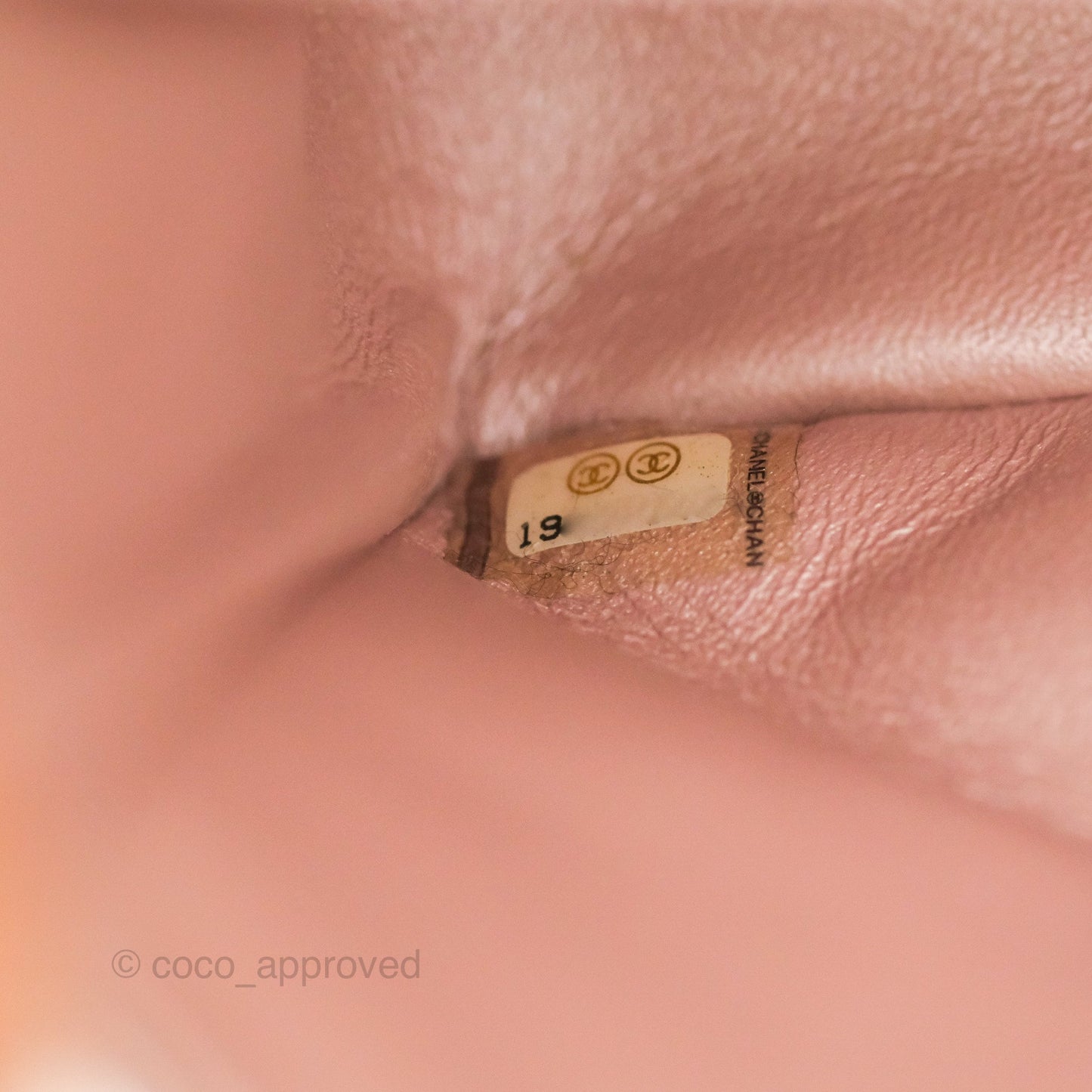 Chanel Classic M/L Medium Double Flap Rose Gold Pink Lambskin Gold Hardware