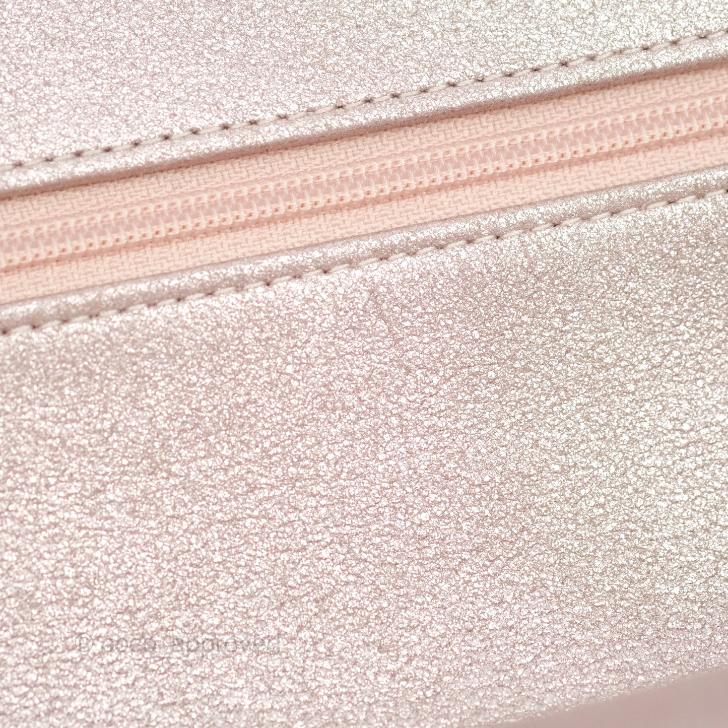 Chanel Classic M/L Medium Double Flap Rose Gold Pink Lambskin Gold Hardware