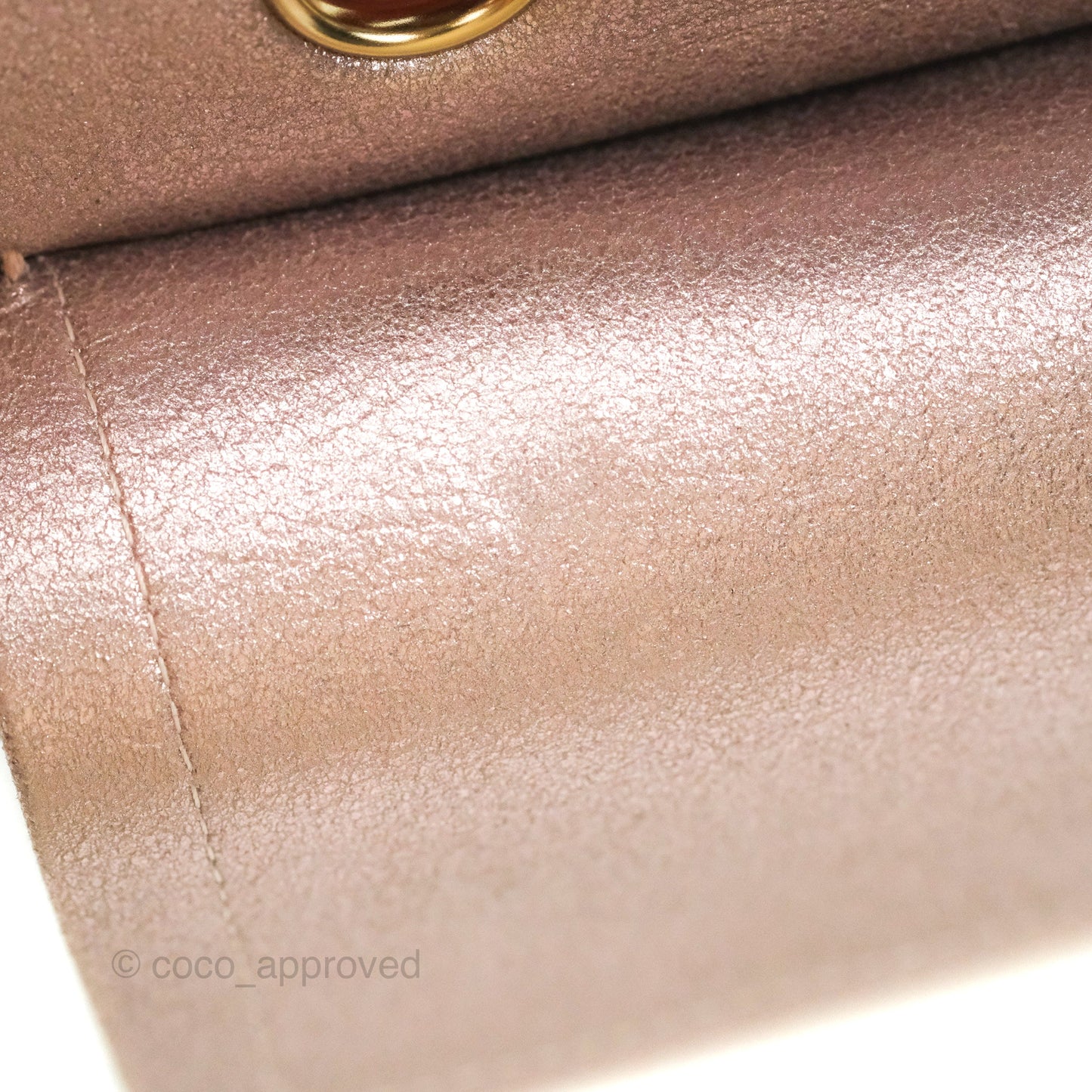 Chanel Classic M/L Medium Double Flap Rose Gold Pink Lambskin Gold Hardware