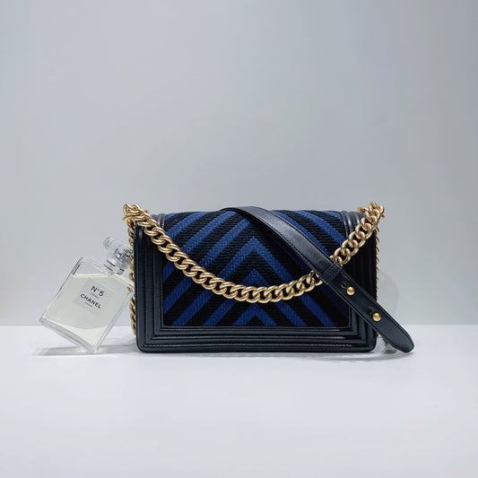 No.3894-Chanel Chevron Boy 25cm