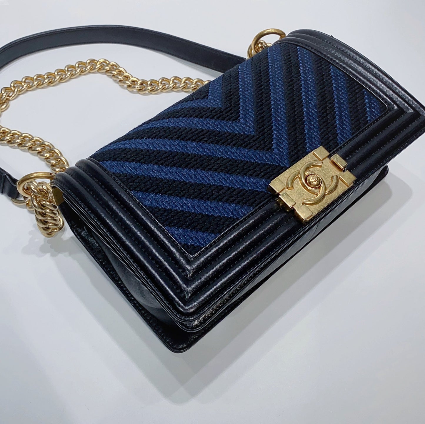 No.3894-Chanel Chevron Boy 25cm