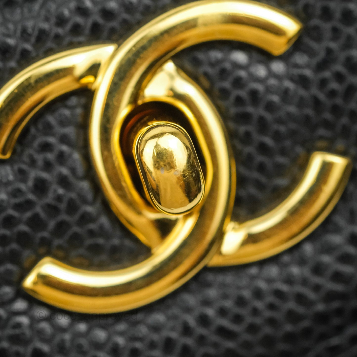 Chanel Quilted Single Flap Maxi Black Caviar Gold Hardware