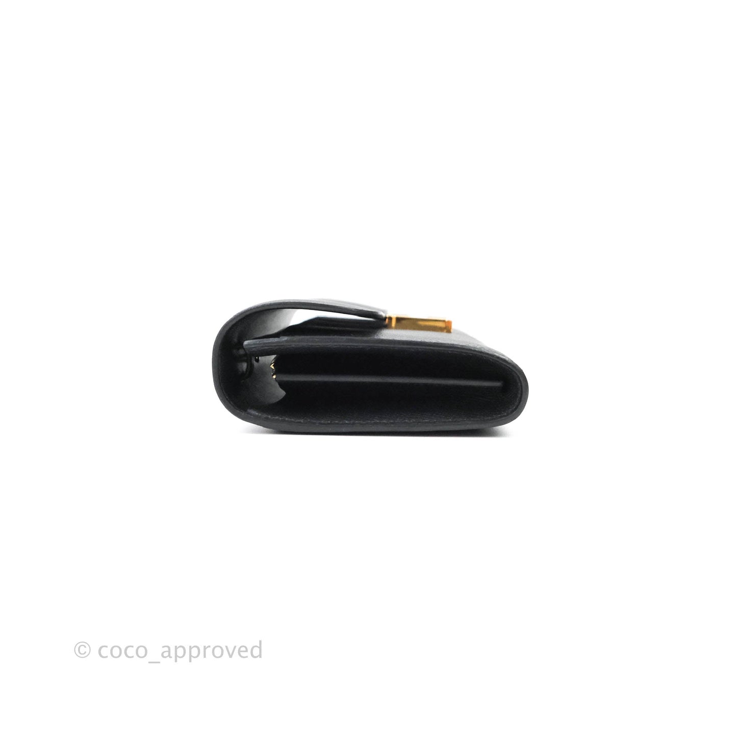 Hermès Constance Long To Go Wallet Black Epsom Gold Hardware