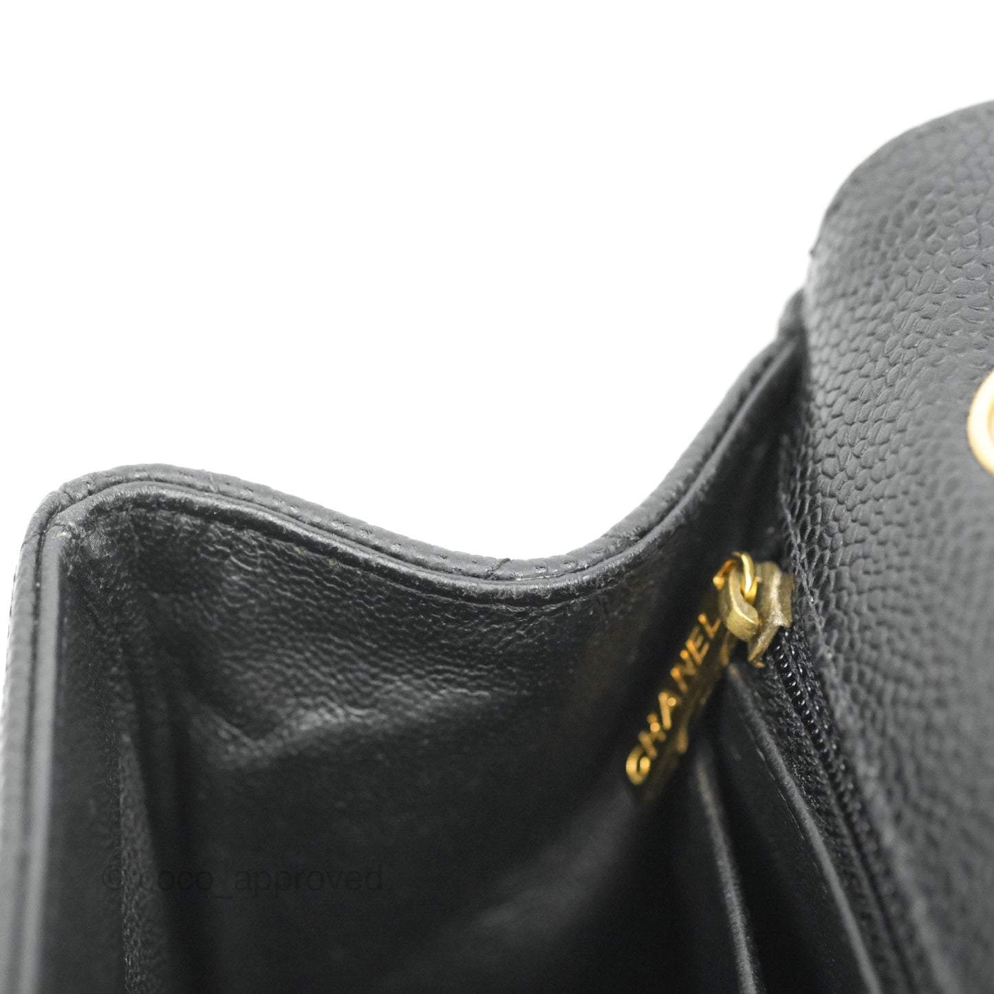Chanel Quilted Single Flap Maxi Black Caviar Gold Hardware