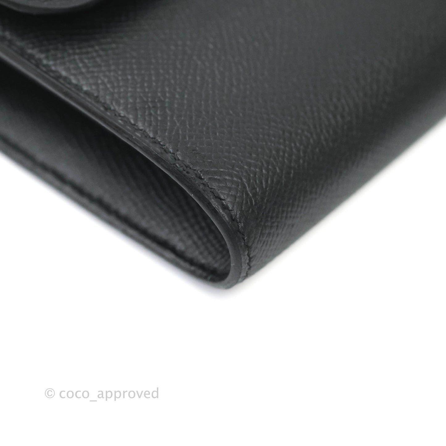 Hermès Constance Long To Go Wallet Black Epsom Gold Hardware