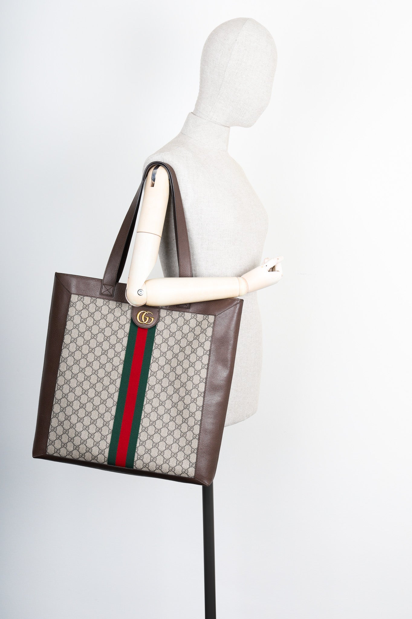Luxury Gucci Trending 2025 Ophidia Soft GG Supreme Large Tote