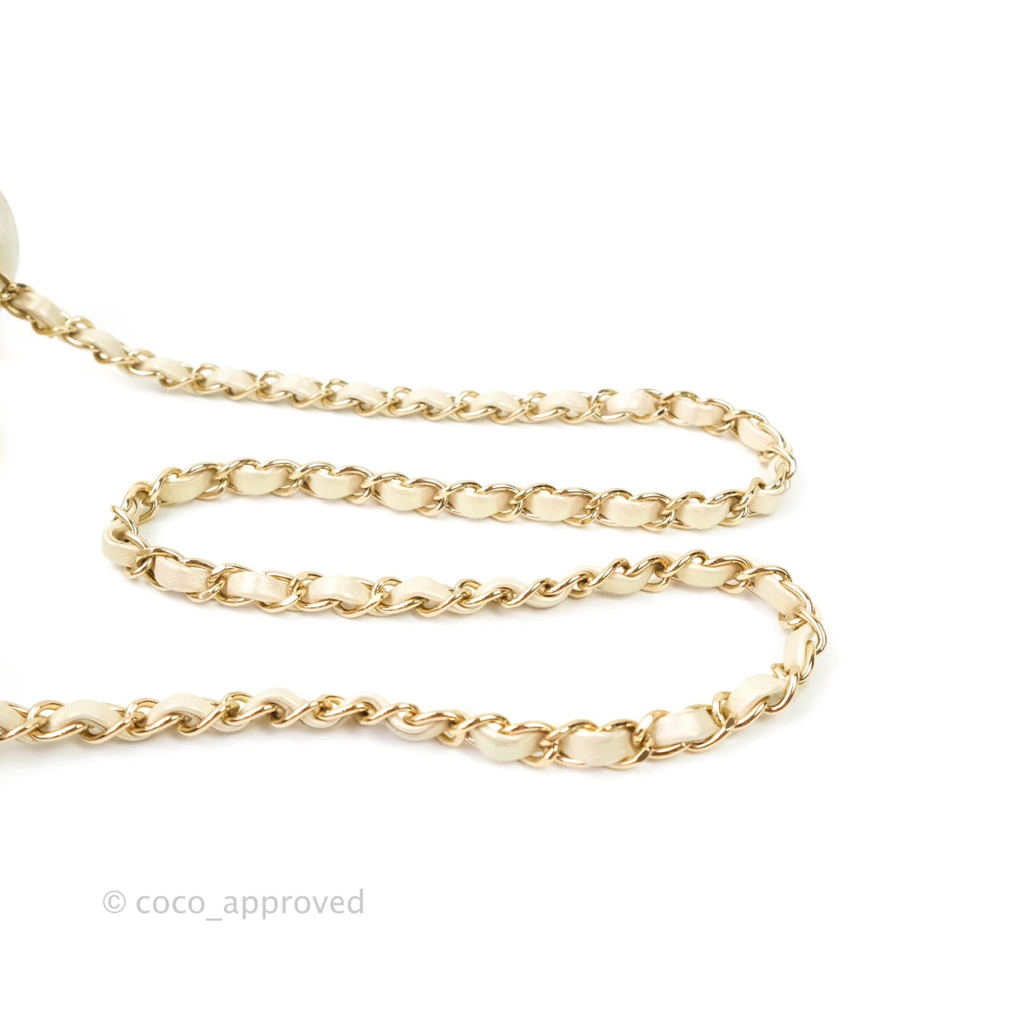 Chanel Quilted Mini Rectangular Iridescent Ivory Lambskin Gold Hardware