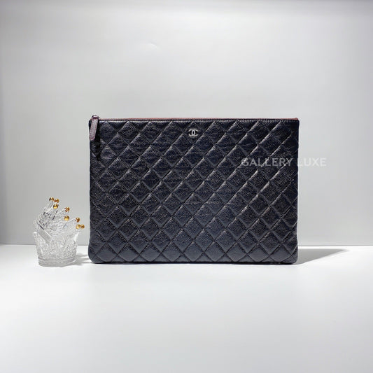 No.001477-Chanel Large O Case Clutch