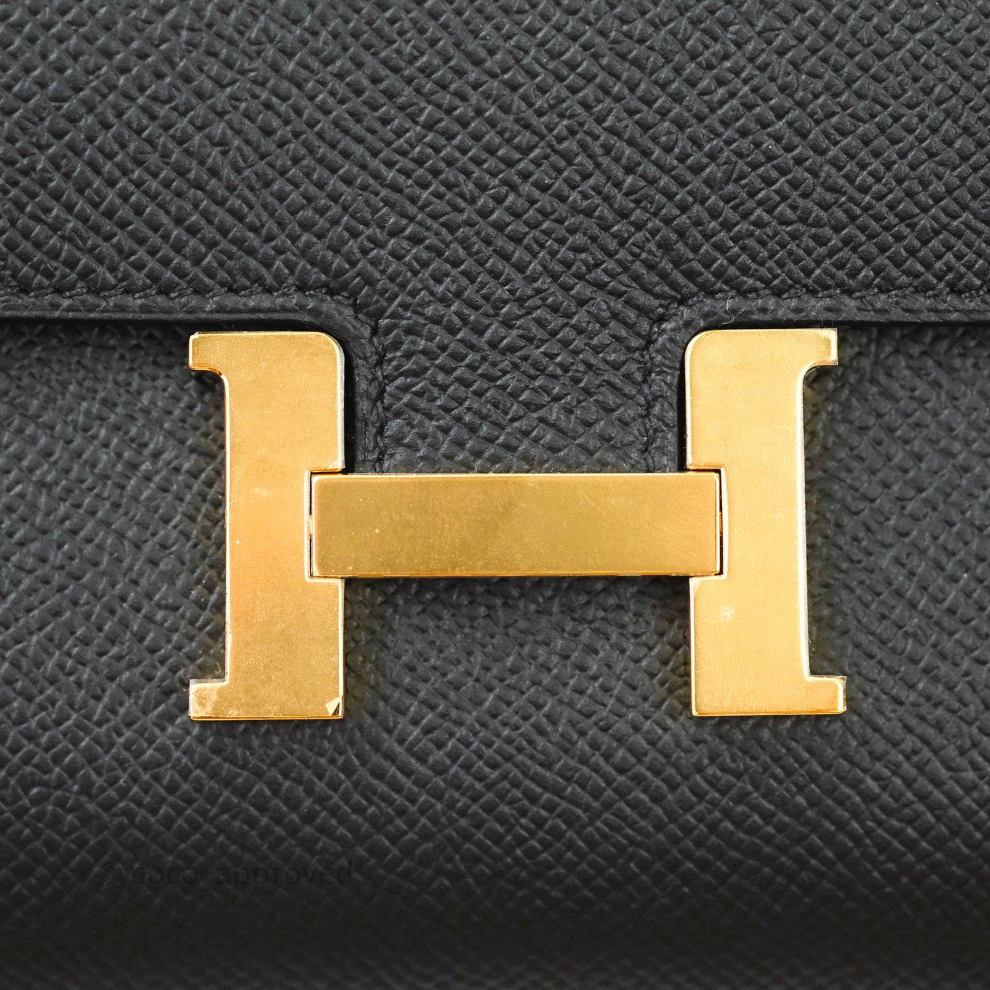 Hermès Constance Long To Go Wallet Black Epsom Gold Hardware