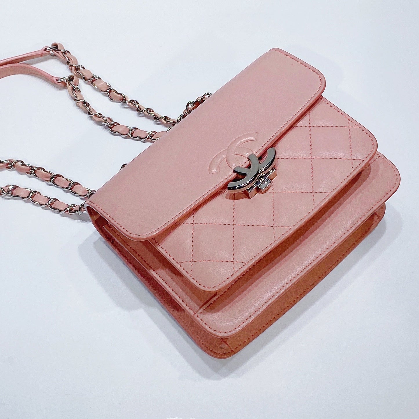 No.3627-Chanel Small CC Box Flap Bag