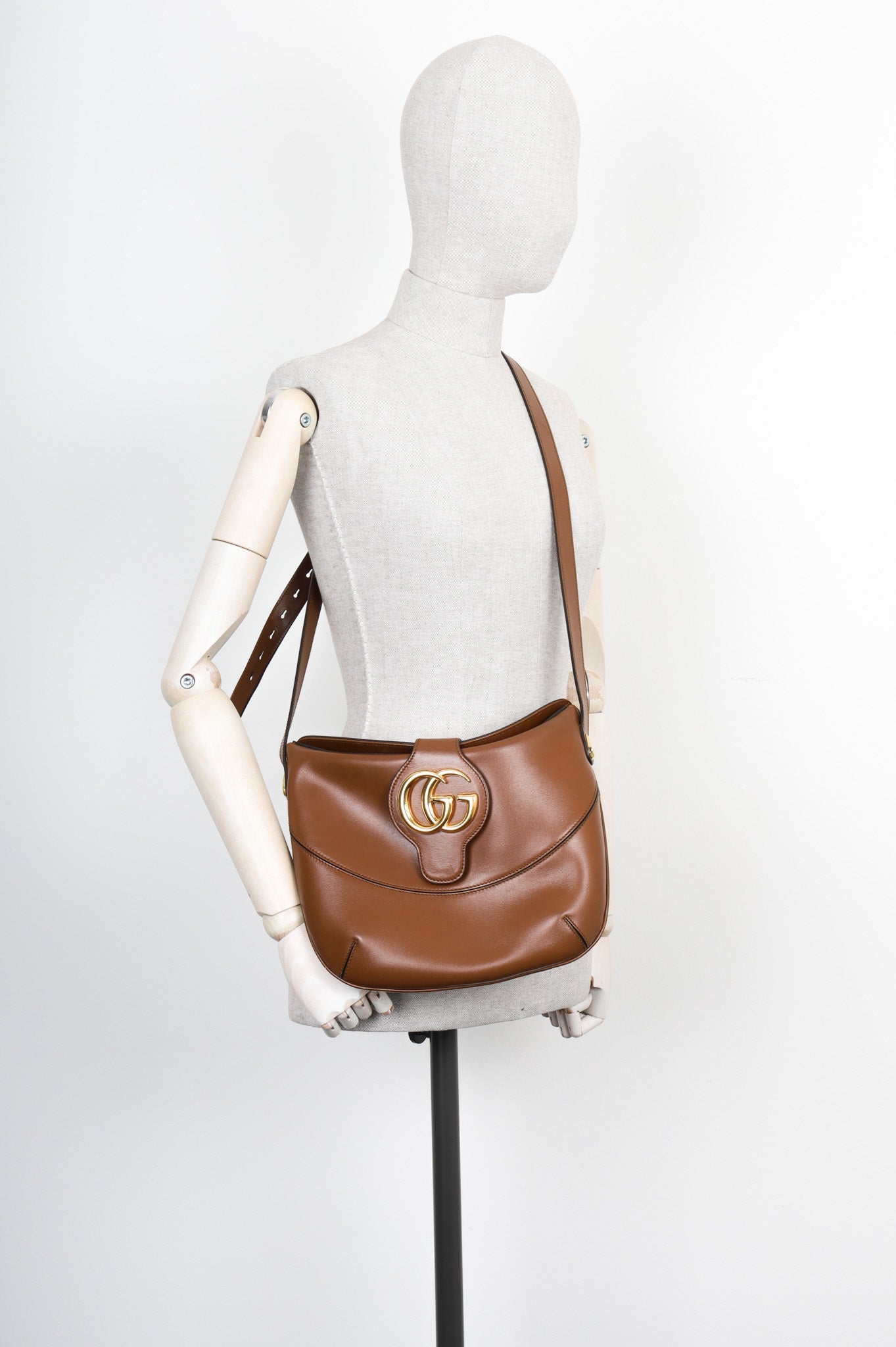 Luxury Gucci Trending 2025 Arli Crossbody Bag Brown