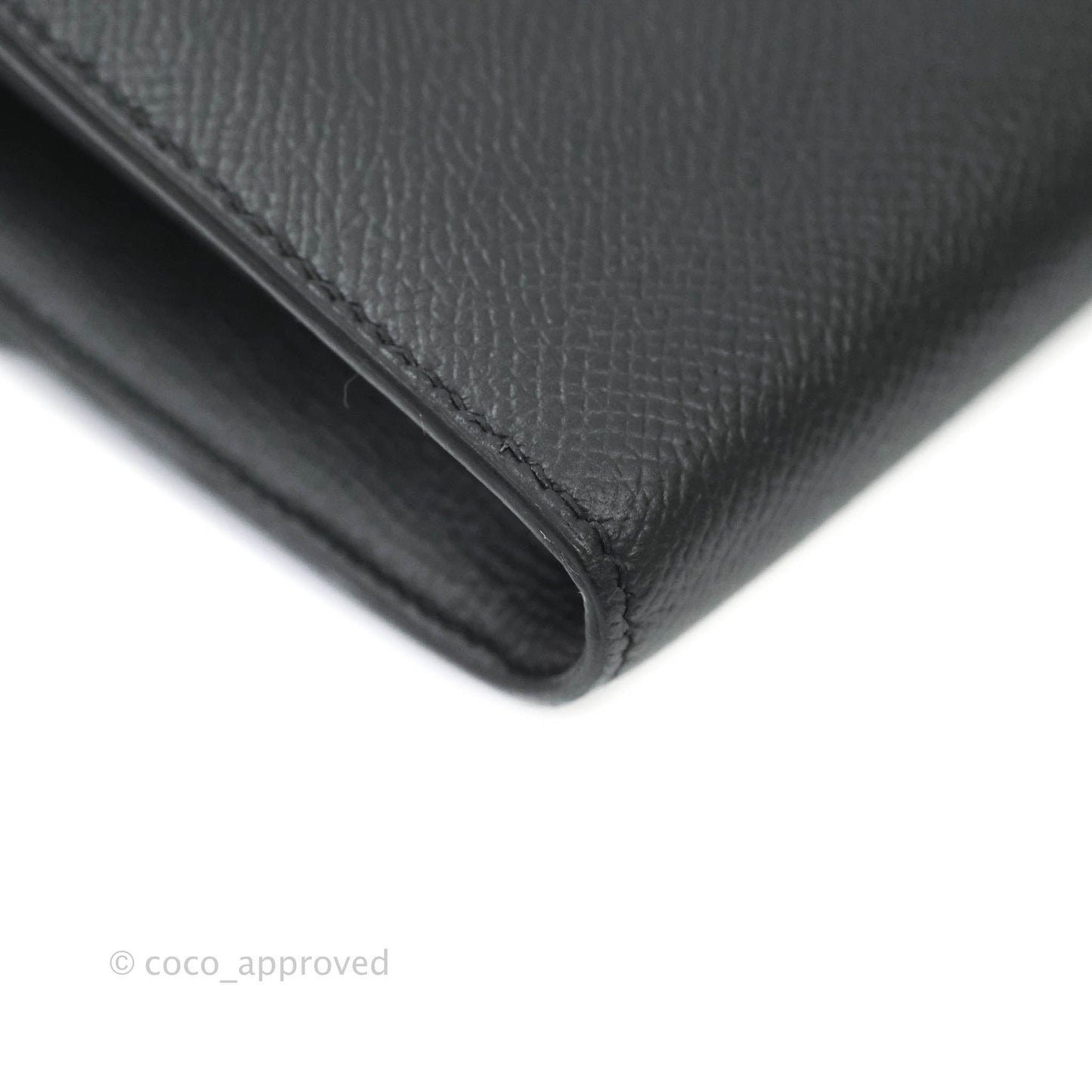 Hermès Constance Long To Go Wallet Black Epsom Gold Hardware