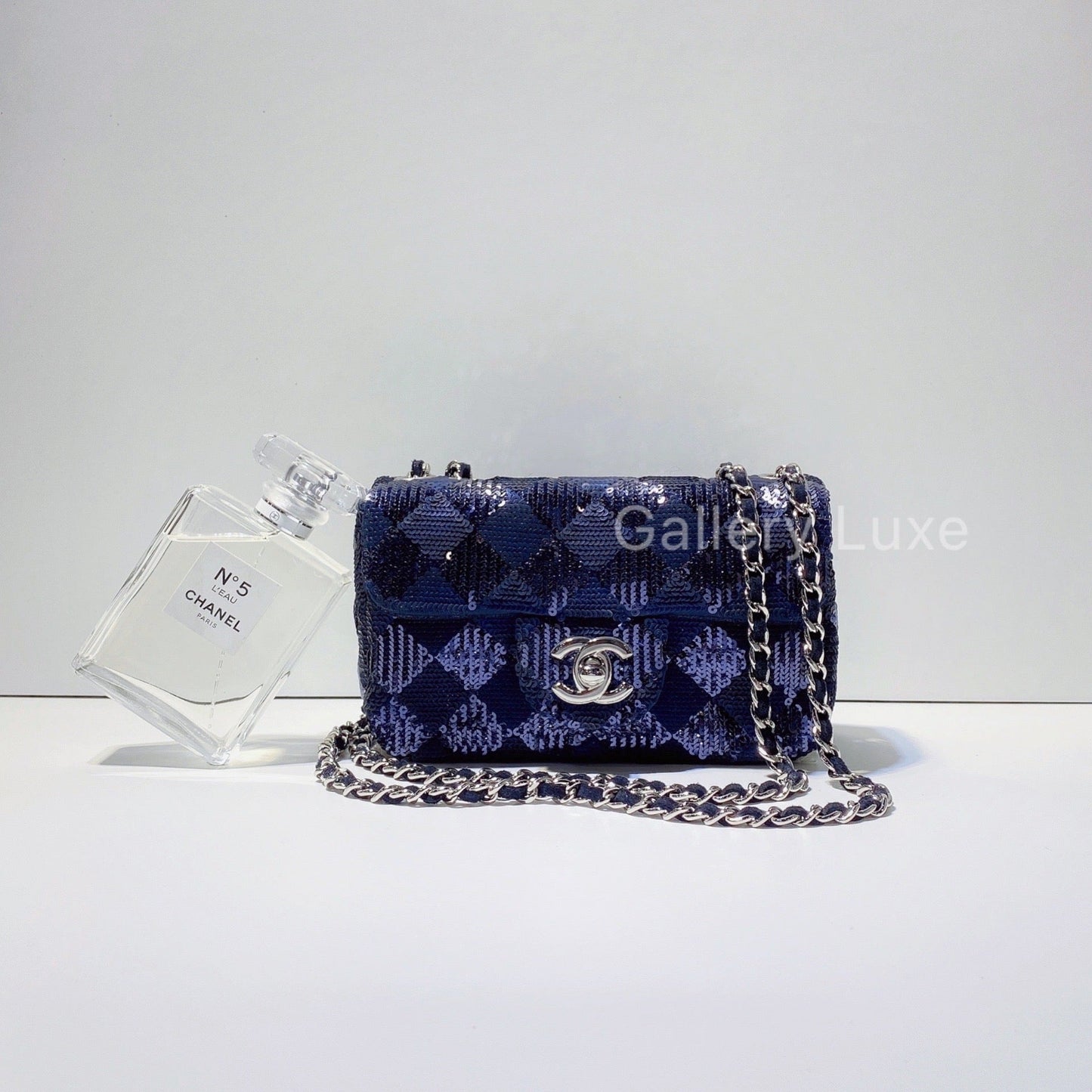 No.001162-2-Chanel Sequin Mini Flap Bag