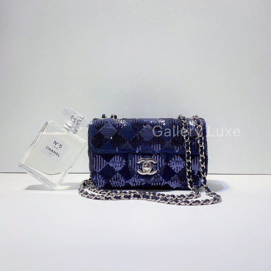 No.001162-2-Chanel Sequin Mini Flap Bag