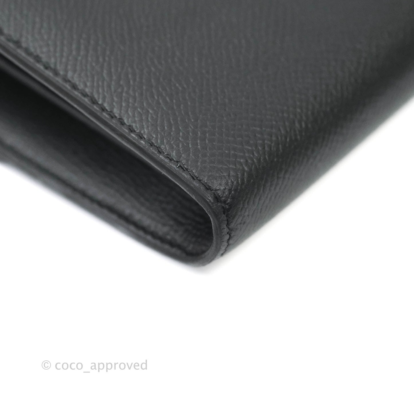 Hermès Constance Long To Go Wallet Black Epsom Gold Hardware