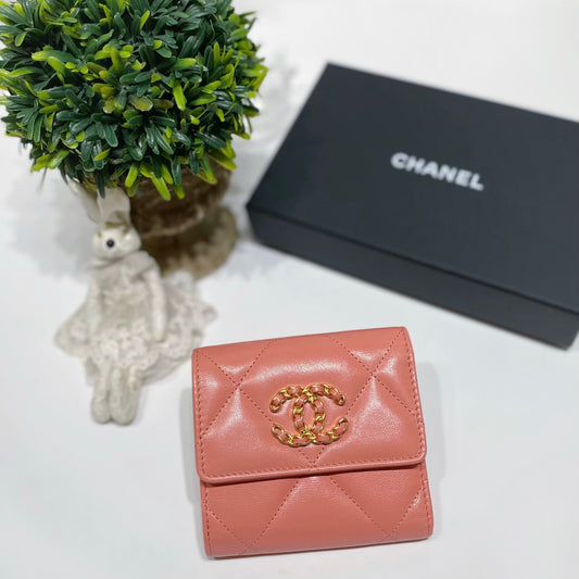 No.4148-Chanel 19 Small Wallet