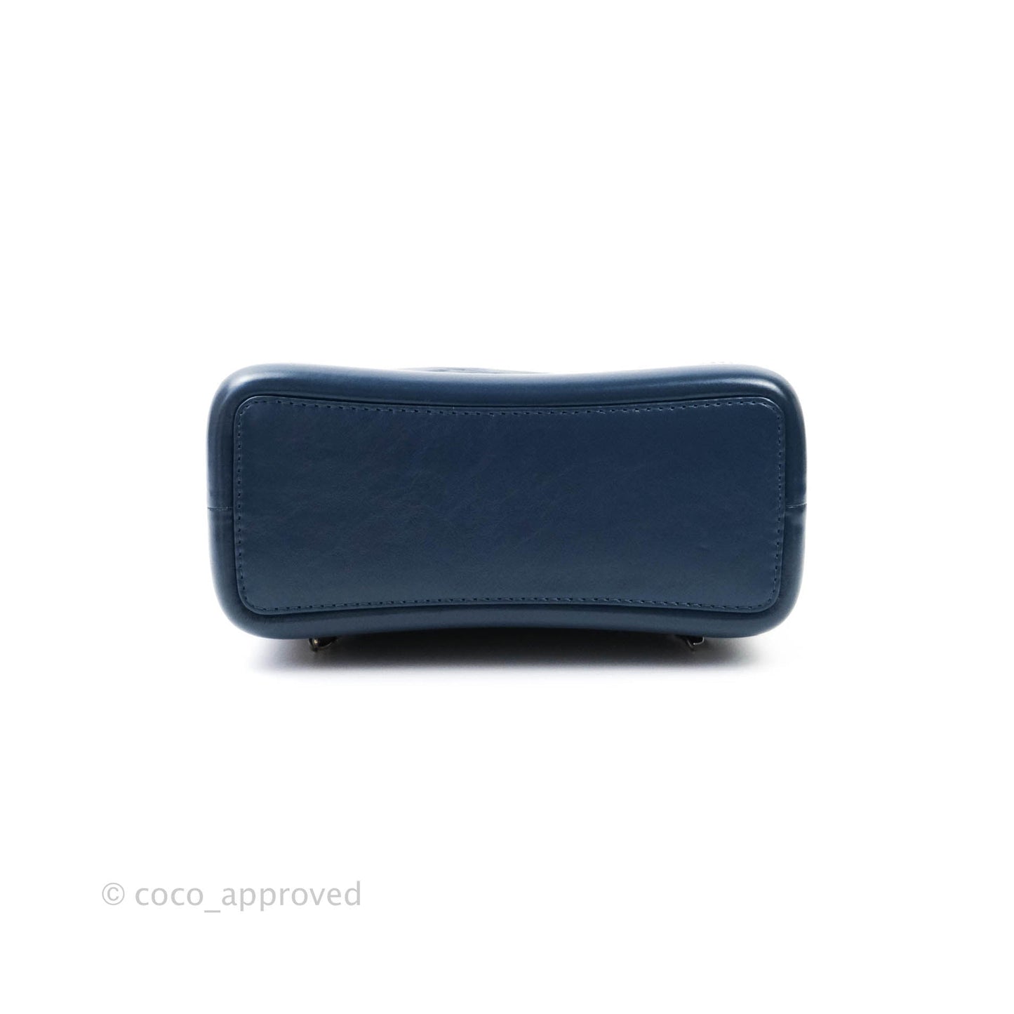 Chanel Gabrielle Backpack Blue Aged Calfskin Small