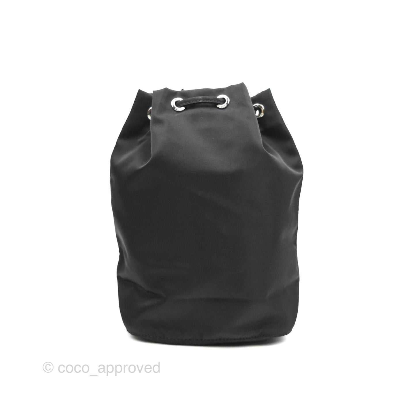Prada Black Nylon Bucket Pouch Necessaire