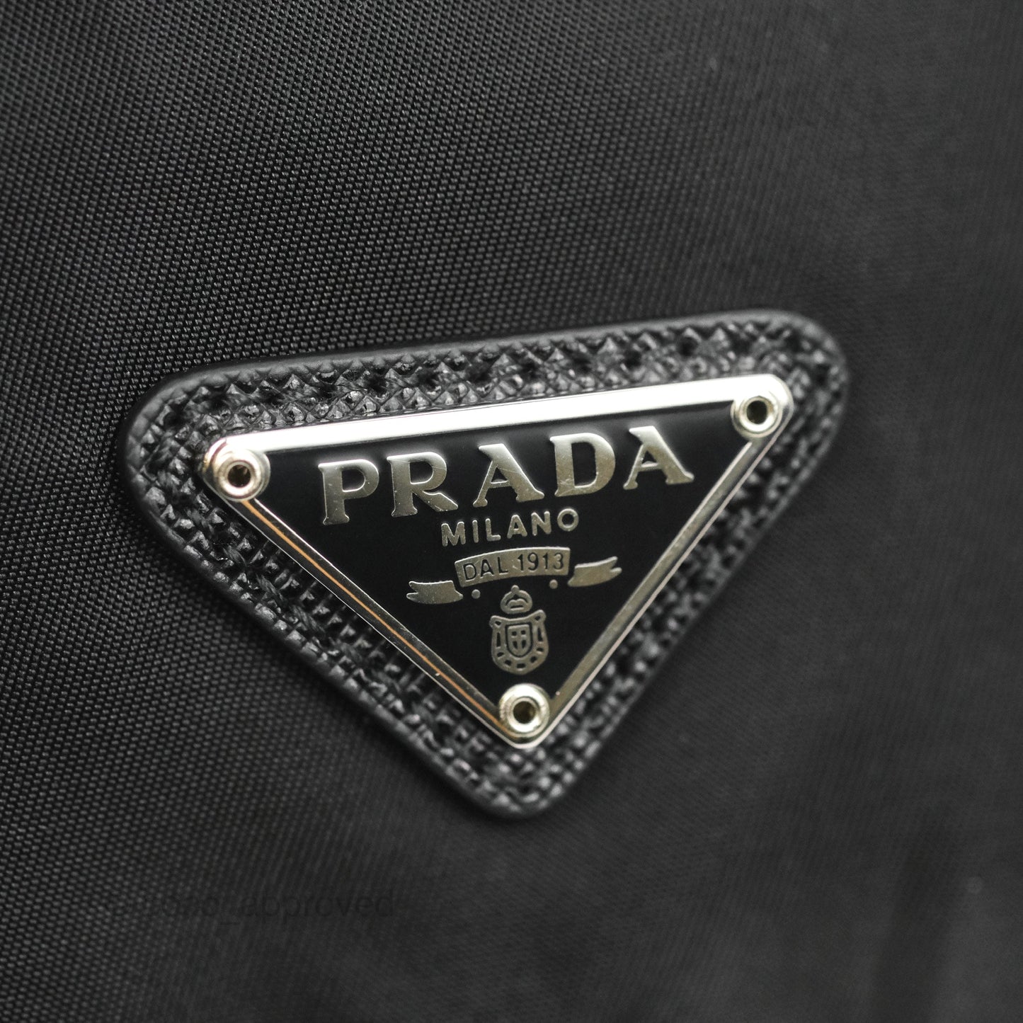 Prada Black Nylon Bucket Pouch Necessaire