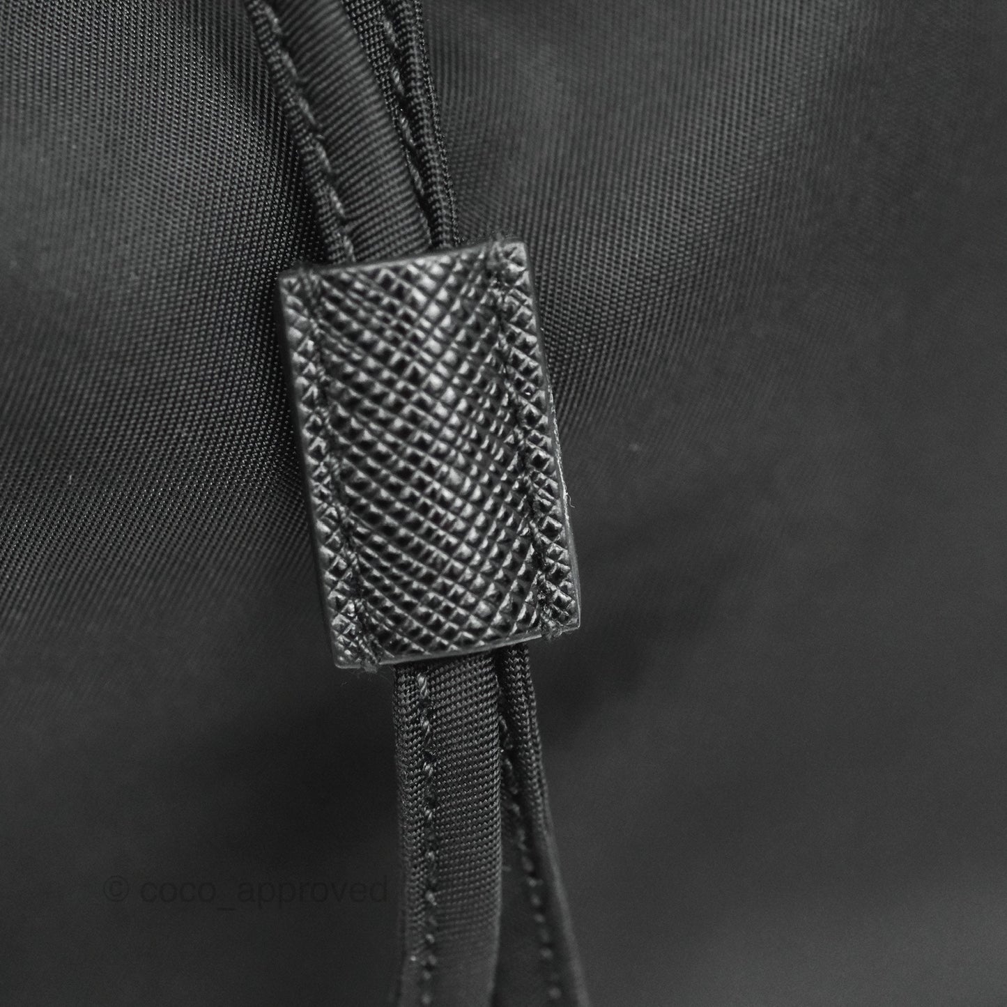 Prada Black Nylon Bucket Pouch Necessaire