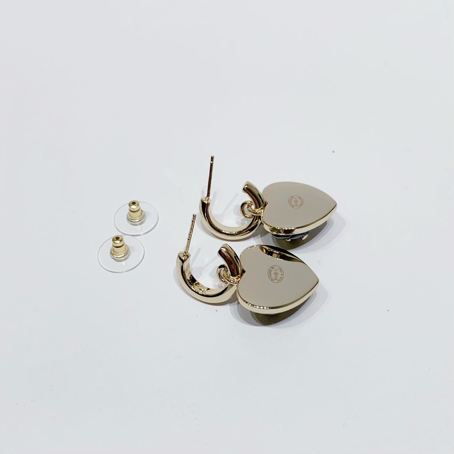No.4164-Chanel Metal Pendant Heart Earrings