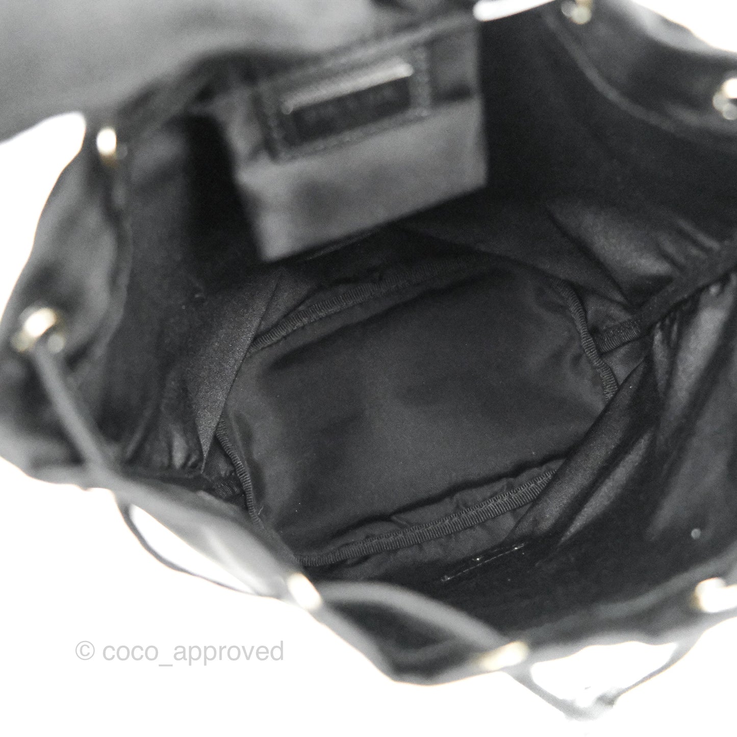 Prada Black Nylon Bucket Pouch Necessaire