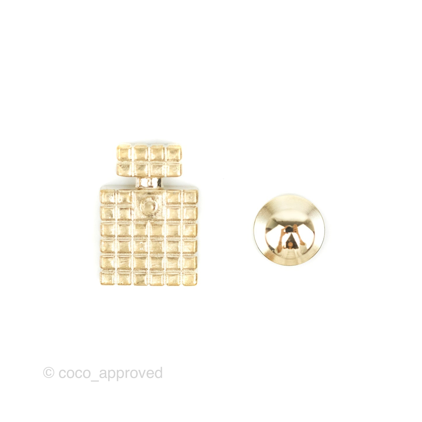 Chanel CC Brooch Set in 3 Gold Tone 21V