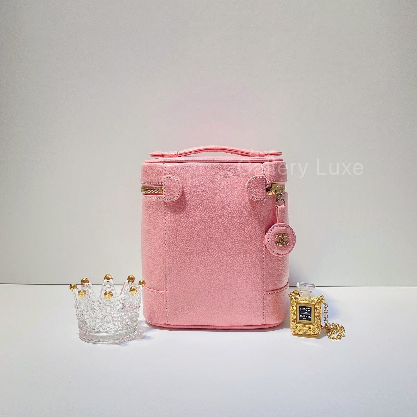 No.2813-Chanel Vintage Caviar Vanity Case