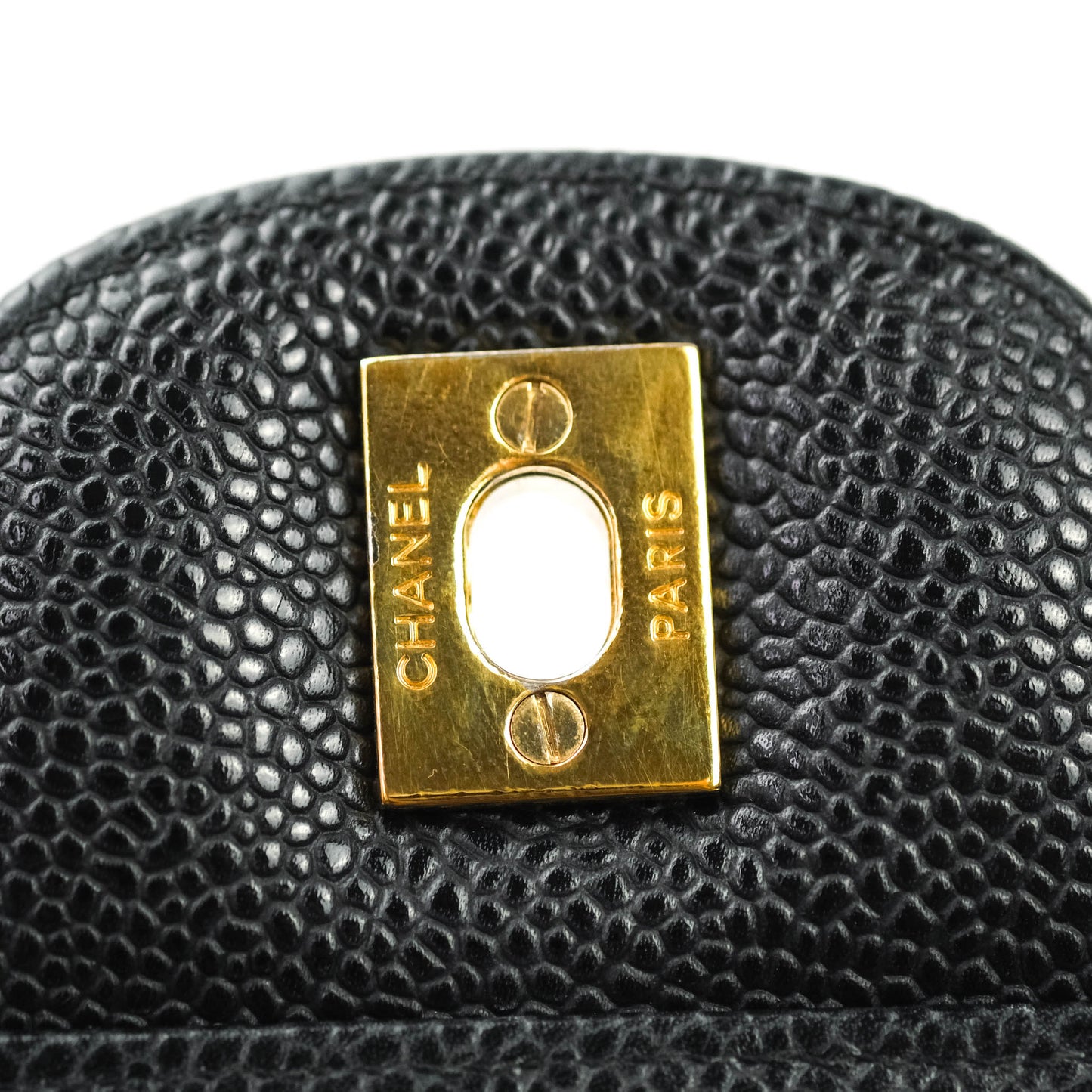 Chanel Jumbo Single Flap Black Caviar Gold Hardware⁣⁣