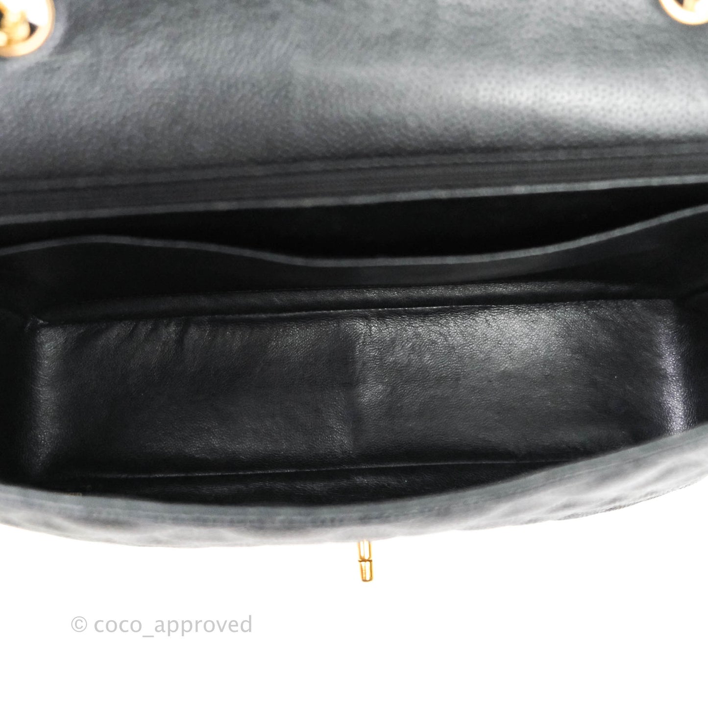 Chanel Jumbo Single Flap Black Caviar Gold Hardware⁣⁣