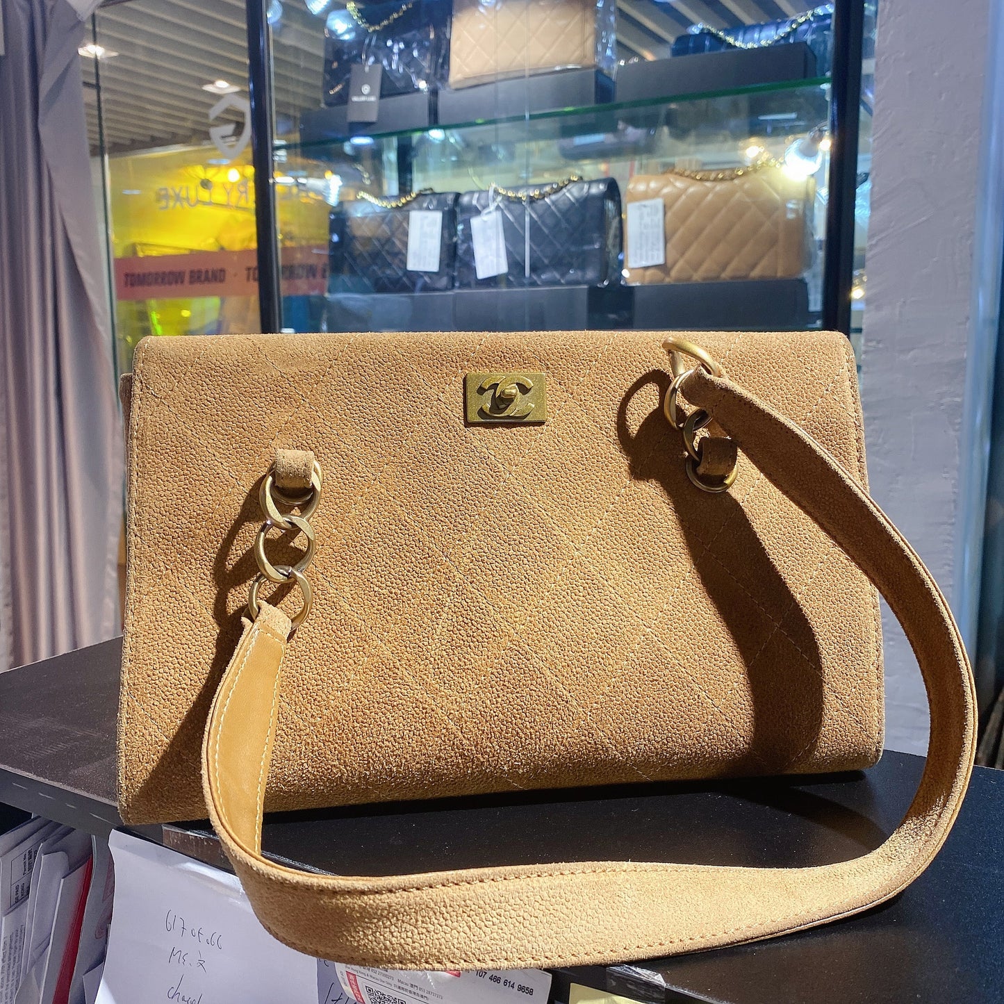 No.2494-Chanel Vintage Caviar Shoulder Bag