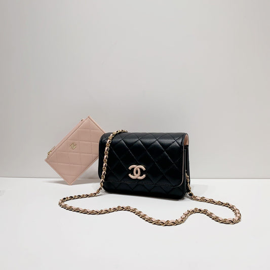 No.4168-Chanel Sunset Boulevard Clutch With Chain