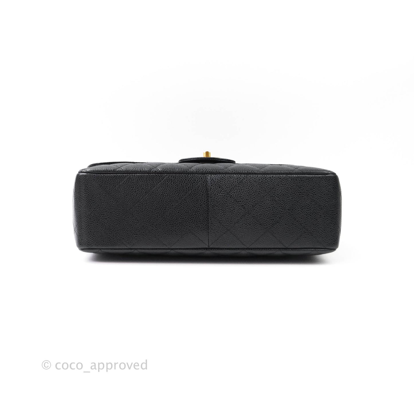 Chanel Jumbo Single Flap Black Caviar Gold Hardware⁣⁣