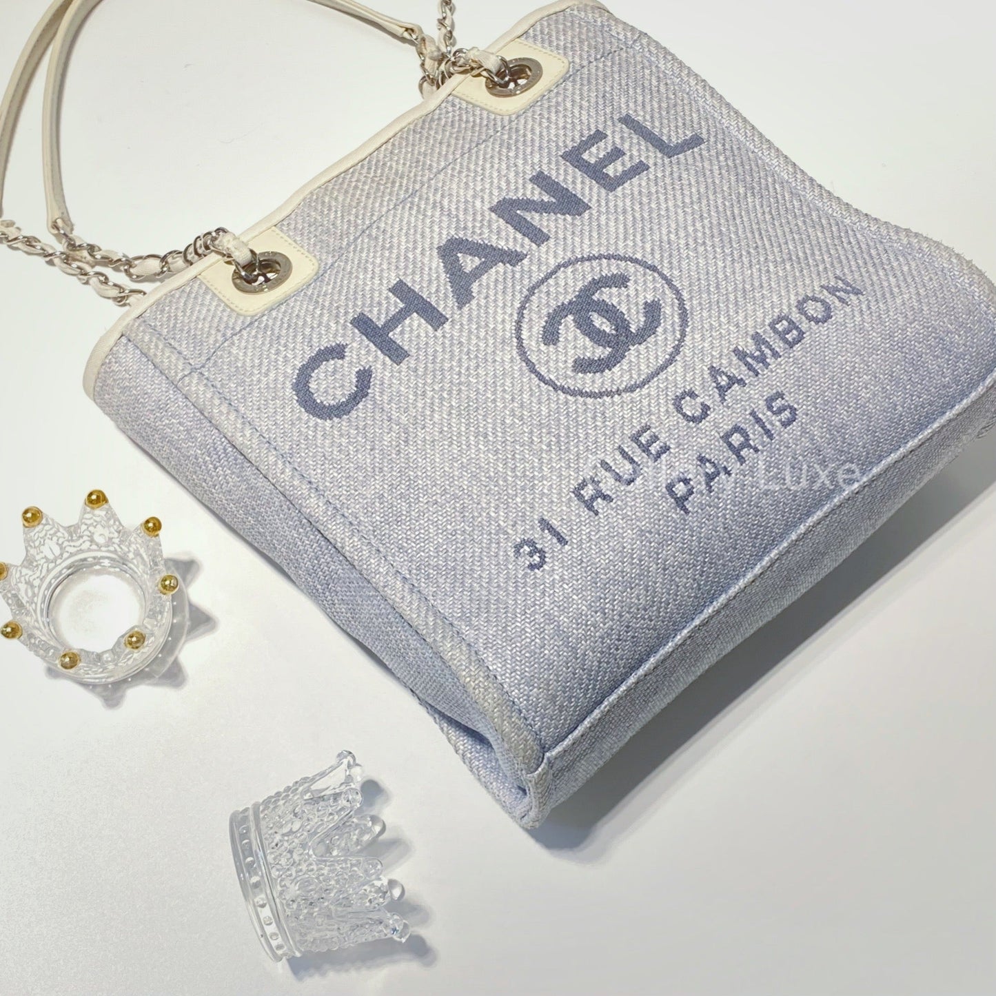 No.2498-Chanel Small Deauville Tote Bag